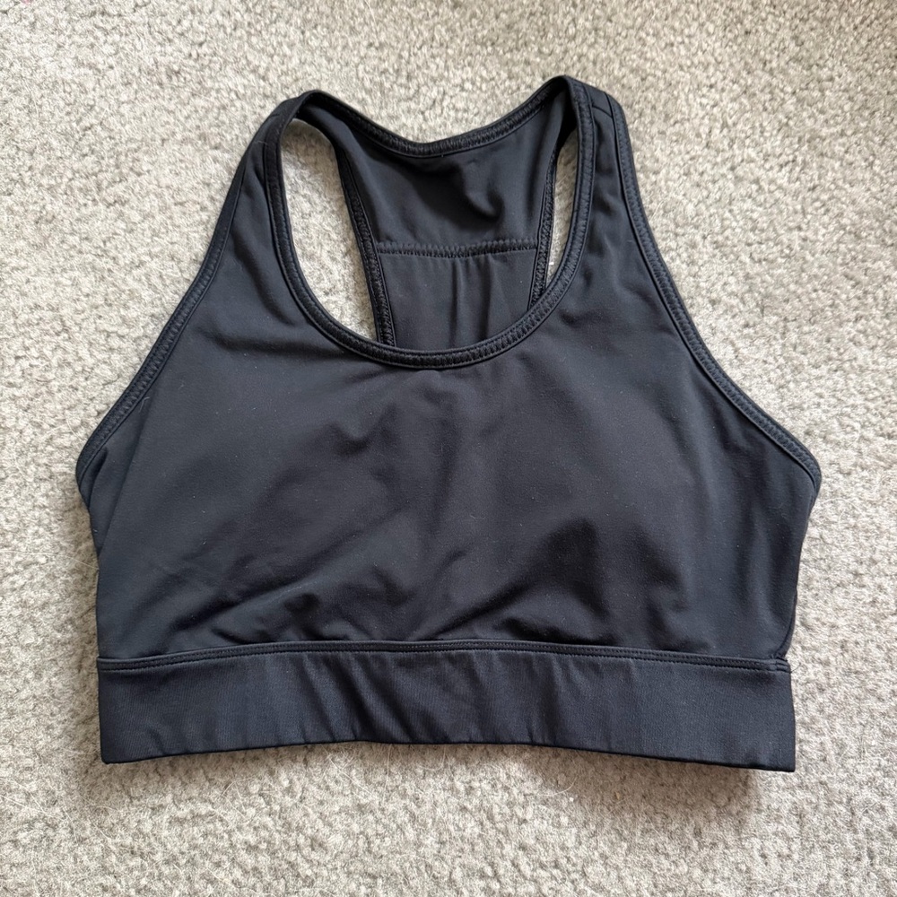 Fabletics Black Sports Bra with a Pocket